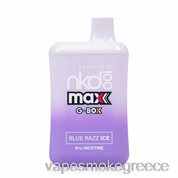 Vape Greece Gbox X γυμνό 100 5500 μιας χρήσης μπλε Razz Ice